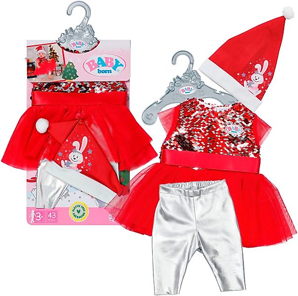 Baby Born Puppenkleidung Weihnachtsoutfit, 43 cm günstig online kaufen