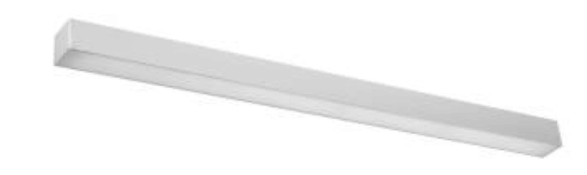 LED Wandlampe Metall 90 cm länglich Grau 4000 K 3120 lm günstig online kaufen