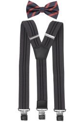 Fabio Farini Hosenträger mit passender Fliege günstig online kaufen