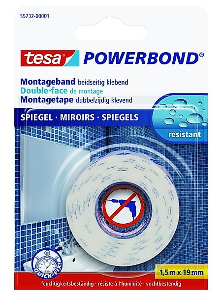 tesa Montageband tesa doppelseitiges Montageband Spiegel günstig online kaufen