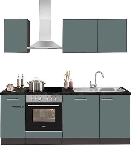 OPTIFIT Küchenzeile Malika, Breite 210 cm, mit Hanseatic-E-Geräten, inkl. G günstig online kaufen