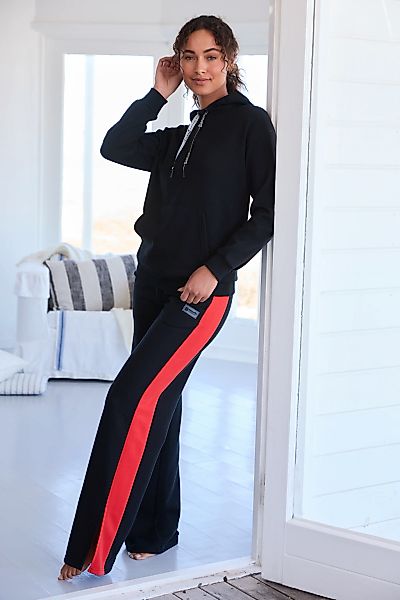 Bench. Loungewear Loungehose mit Seitenschlitzen am Beinsaum und Silikon Lo günstig online kaufen