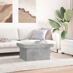 vidaXL Couchtisch Couchtisch Betongrau 80x55x40 cm günstig online kaufen