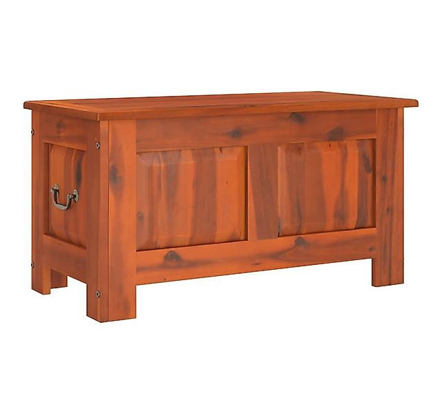 vidaXL Aufbewahrungsbox Truhe mit Deckel Braun Massivholz (1 St) günstig online kaufen