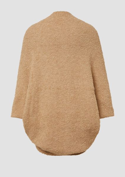 s.Oliver Poncho Indoor-Poncho O-Shape-Poncho aus Bouclé-Strick günstig online kaufen