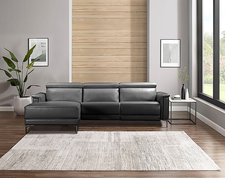 Places of Style Ecksofa Lund, mit man. o. elektr. Relaxfunktion und USB/ Ko günstig online kaufen