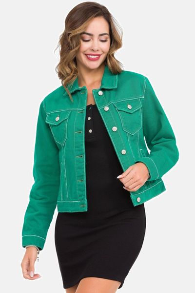 Cipo & Baxx Jeansjacke "Jeansjacke" ohne Kapuze Mit praktischen Brusttasche günstig online kaufen