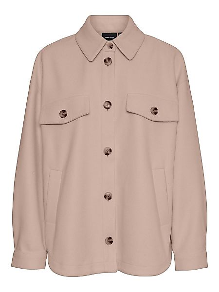 VERO MODA Lockere Hemd Jacke Damen Pink günstig online kaufen