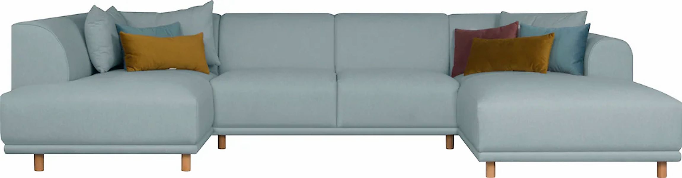 OTTO home Wohnlandschaft "Maroon U-Form" in skandinavischem Design, mit los günstig online kaufen