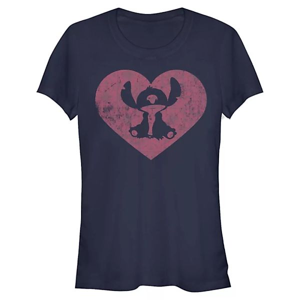 Disney Classics - Lilo & Stitch - Stitch Heart - Frauen T-Shirt günstig online kaufen