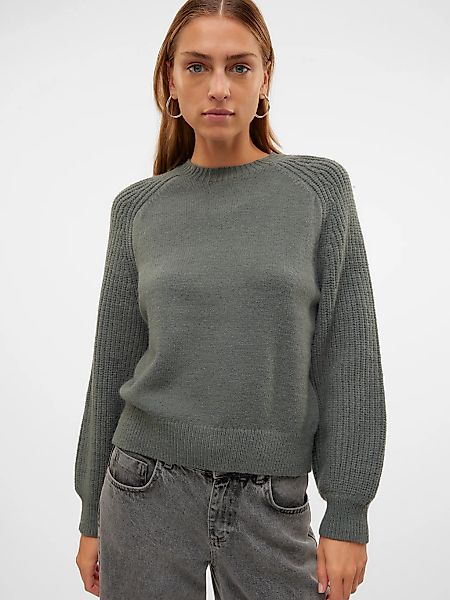 Vero Moda Rundhalspullover VMENYA LS O-NECK günstig online kaufen