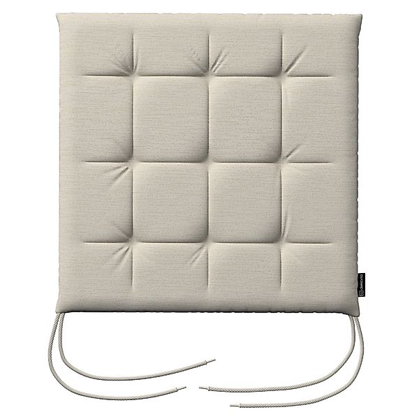 Stuhlkissen Jonas mit Bindeschnur, hellbeige, 40 x 40 x 3,5 cm, Living II ( günstig online kaufen