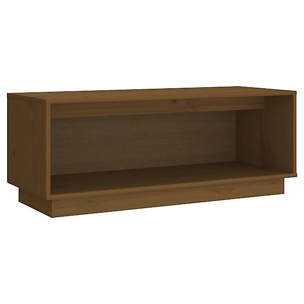 Vidaxl Tv-schrank Honigbraun 90x35x35 Cm Massivholz Kiefer günstig online kaufen