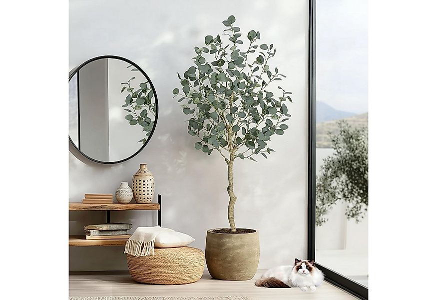 Kunstbaum Künstlicher Olivenbaum KunstBaum Künstliche Pflanzen 122/152/180c günstig online kaufen