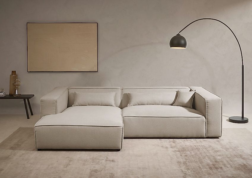 LeGer Home by Lena Gercke Ecksofa "PIARA XXL, Big-Sofa in Cord oder Leineno günstig online kaufen