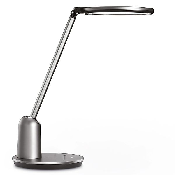 LED Tischleuchte Einstein in Grau 15W 630lm günstig online kaufen
