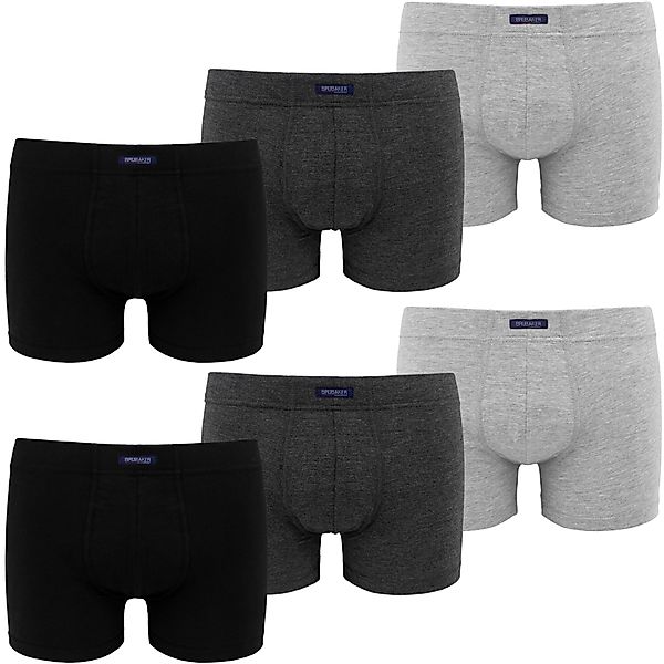 BRUBAKER Boxershorts 6er Pack Retro Unterhosen günstig online kaufen
