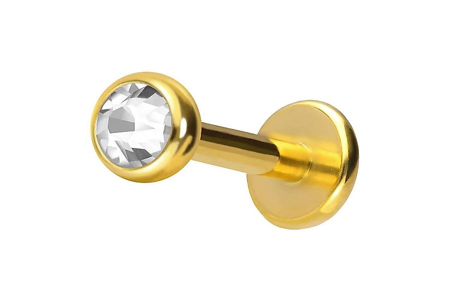 PIERCINGLINE Piercing-Set Titan Labret KRISTALL (Labrets, 1-tlg) günstig online kaufen