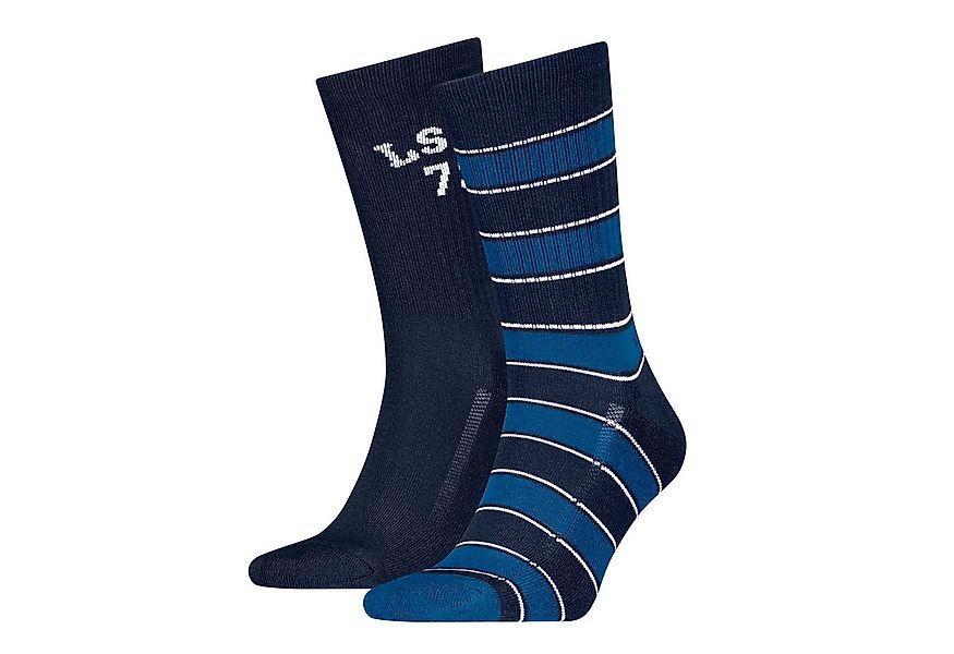 Levi's® Socken LEVIS REG CUT RUGBY STRIPE 2P (2-Paar) mit angenehm weichem günstig online kaufen