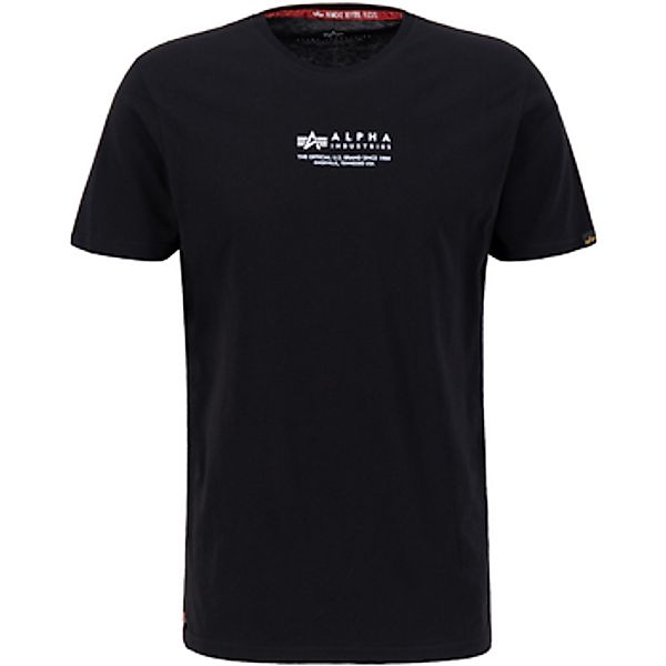 Alpha Industries  T-Shirt Alpha Wording T - black günstig online kaufen