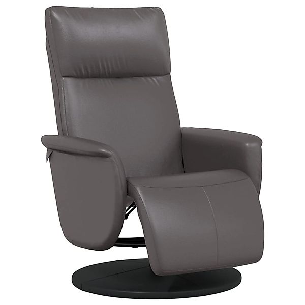 vidaXL Relaxsessel mit Fußteil Grau Kunstleder 356547 günstig online kaufen