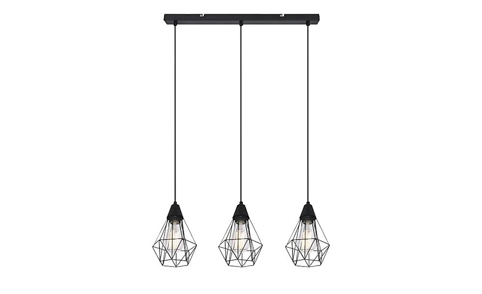 Globo Lighting Pendelleuchte   ¦ schwarz ¦ Maße (cm): B: 15 H: 120 Lampen & günstig online kaufen