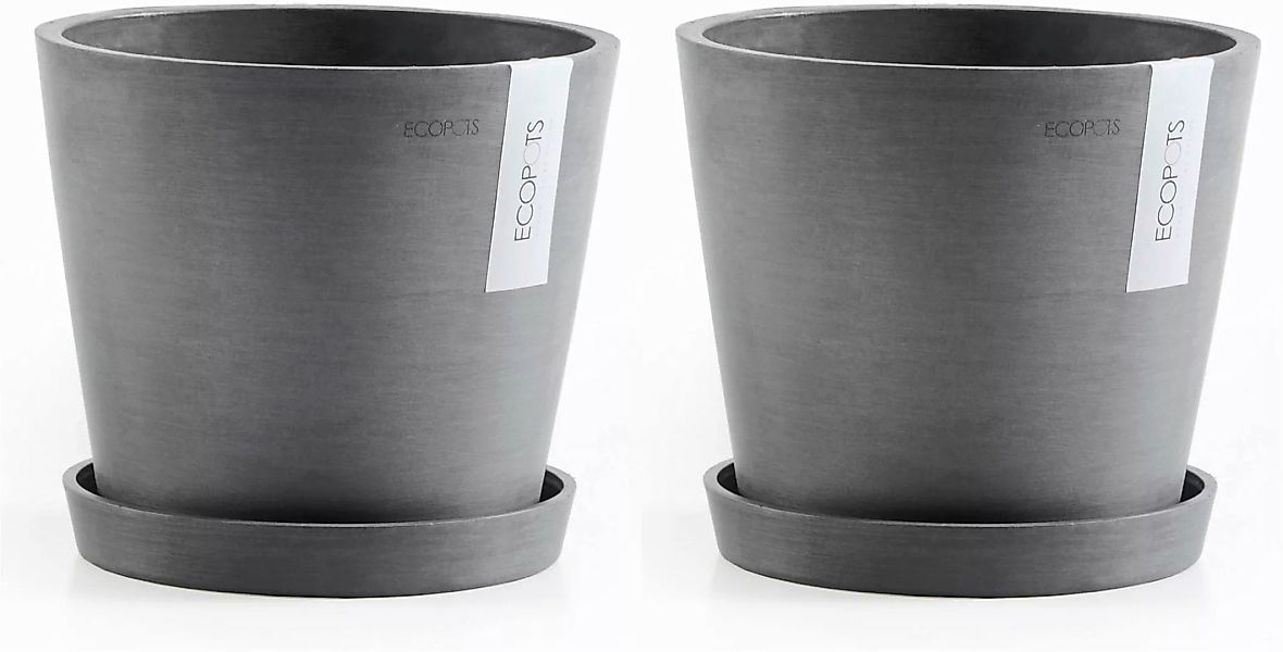 ECOPOTS Blumentopf "Amsterdam", (Set, 2 St.), mit passenden Untersetzern günstig online kaufen