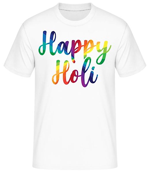 Happy Holi · Männer Basic T-Shirt günstig online kaufen