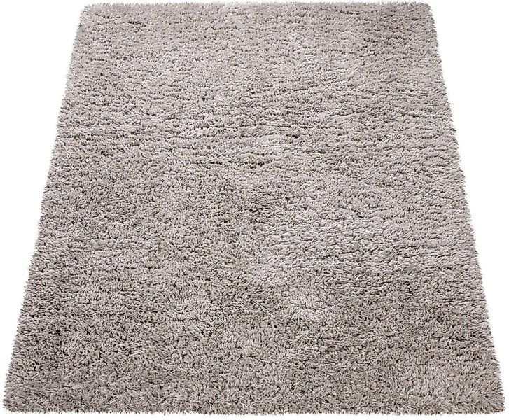 Paco Home Hochflor-Teppich »Milano 861«, rechteckig, 74 mm Höhe, Uni-Farben günstig online kaufen