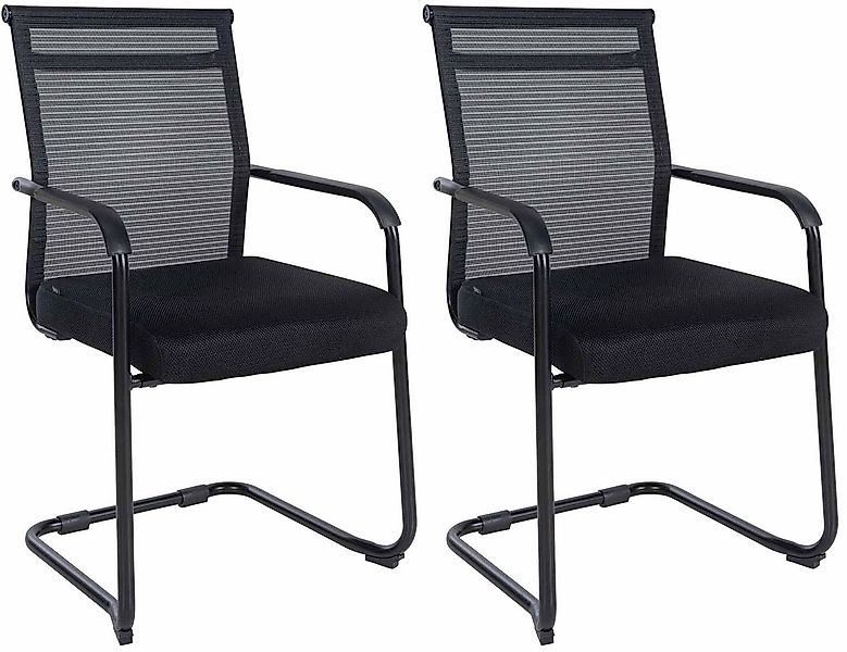 CLP Besucherstuhl 2er Set Besucherstuhl Denny (2er Set, 2 St), Freischwinge günstig online kaufen