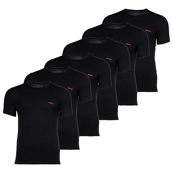 HUGO T-Shirt Herren T-Shirt 6er Pack Baumwolle (Packung, 6er Pack) günstig online kaufen