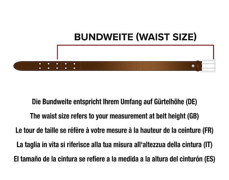 COLOGNEBELT Ledergürtel F3-PL MADE IN GERMANY günstig online kaufen