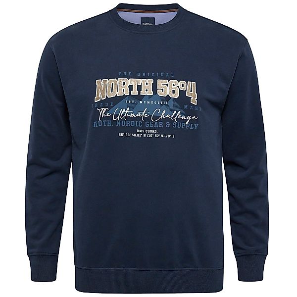 North Sweatshirt mit Logo-Stickerei Farbe dunkelblau Größe: 6XL günstig online kaufen