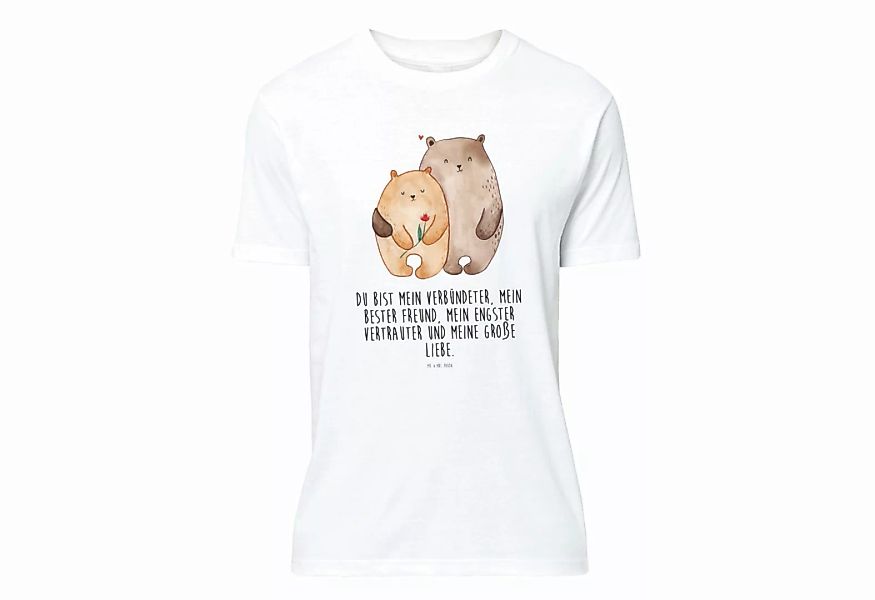 Mr. & Mrs. Panda T-Shirt Bären Liebe - Weiß - Geschenk, Nachthemd, Umarmen, günstig online kaufen