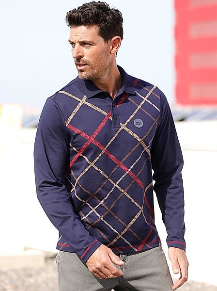 Marco Donati Poloshirt "Langarm-Poloshirt", (1 tlg.) günstig online kaufen