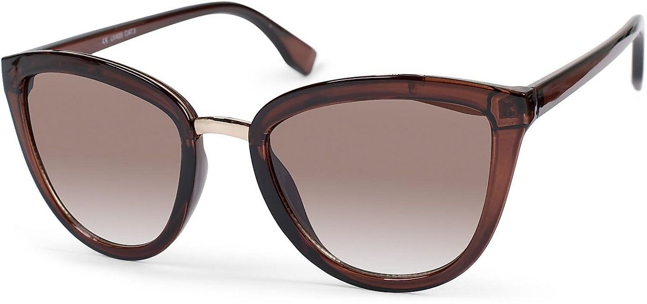 styleBREAKER Sonnenbrille Cateye Sonnenbrille mit Metallsteg (1-St) günstig online kaufen