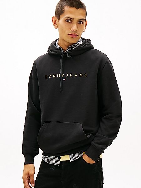 Tommy Jeans Hoodie TJM REG LINEAR LOGO HOODIE EXT mit Logo-Stickerei günstig online kaufen