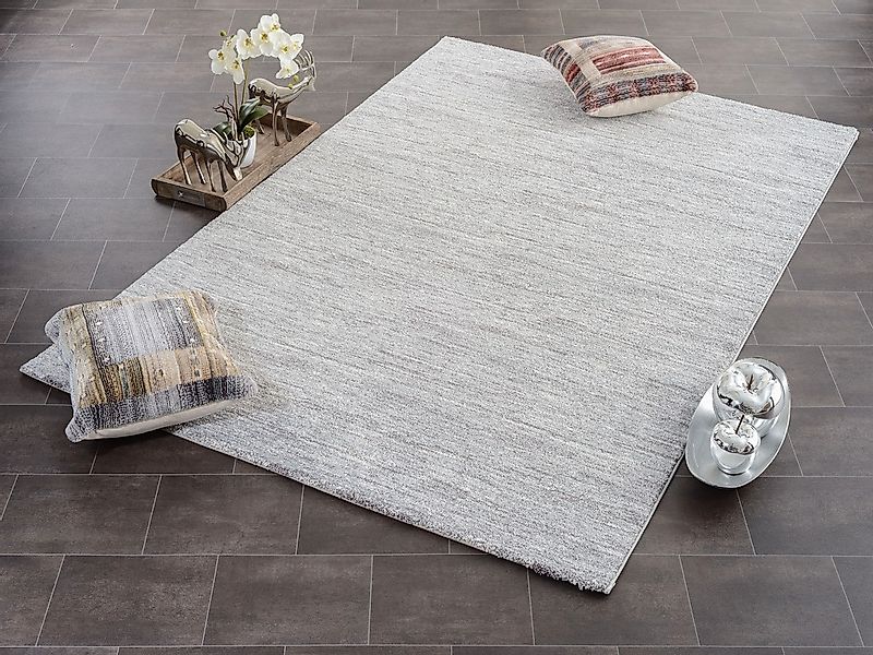 Kurzflorteppich  Sofi Lori ¦ grau ¦ Synthetische Fasern ¦ Maße (cm): B: 160 günstig online kaufen