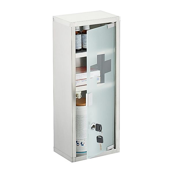 relaxdays Medizinschrank Edelstahl günstig online kaufen