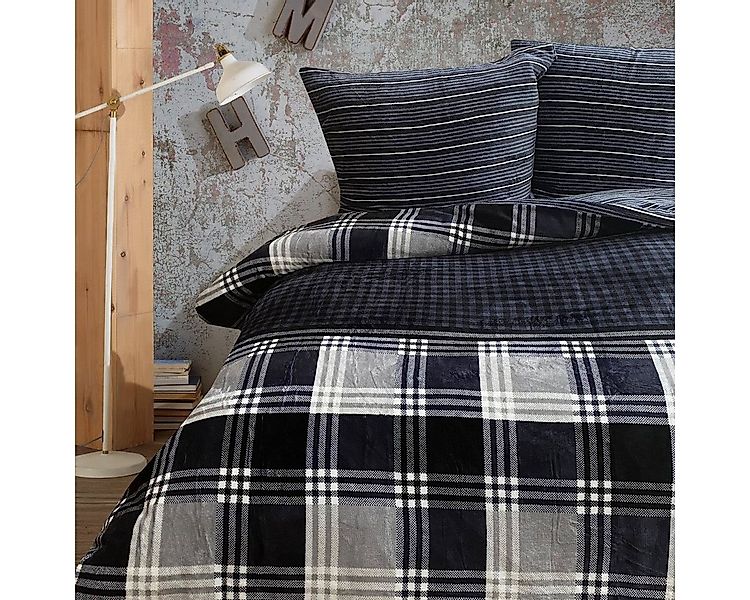 Buymax Bettwäsche Teddy Plüsch Bettezug-Set, Fleece, 3 teilig, 220x240 cm, günstig online kaufen