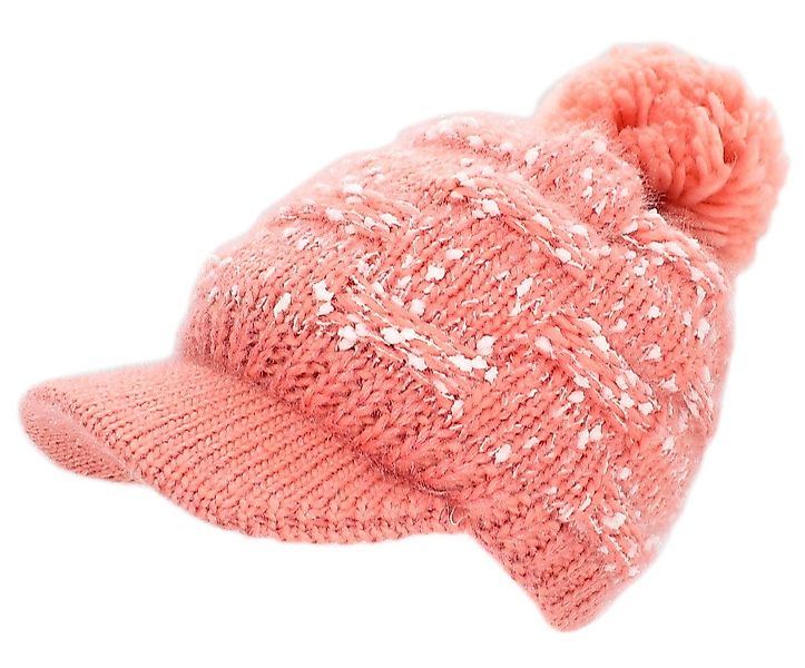 dy_mode Schirmmütze Damen Schirmmütze Dick Gefütterte Strickmütze mit Bomme günstig online kaufen