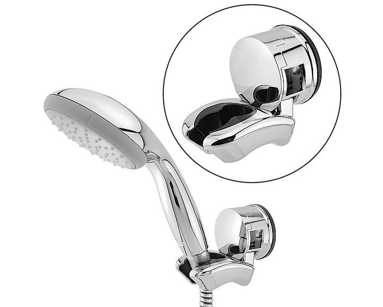 MidGard Brausegarnitur Duschkopfhalter m. Saugnapf ohne Bohren Brausehalter günstig online kaufen