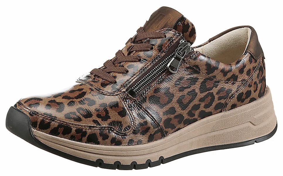 Waldläufer Keilsneaker "H-APRIL" Bequemschuh, Halbschuh, Schnürschuh im Leo günstig online kaufen