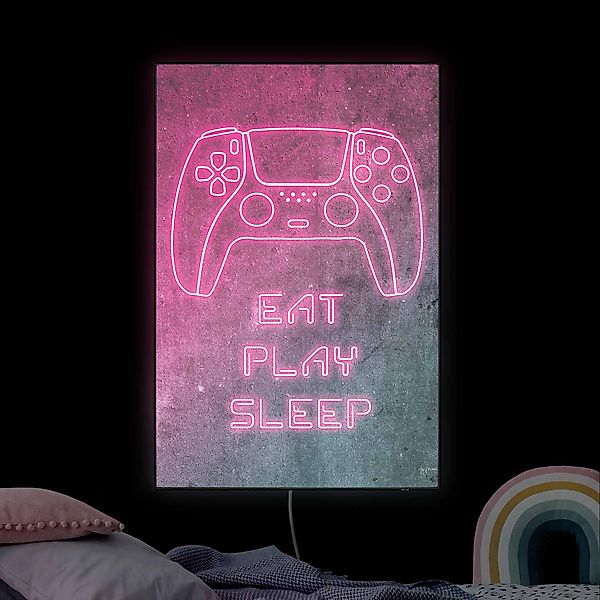 LED-Wechselbild Neon Kontroller mit Spruch günstig online kaufen