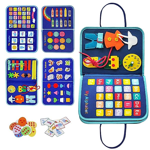 REDOM Lernspielzeug Kinder Tragbares Filz Lernboard günstig online kaufen