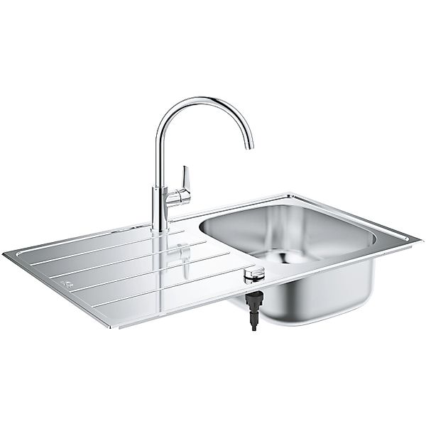 Grohe Set aus Einbauspüle und Küchenarmatur Edelstahl günstig online kaufen