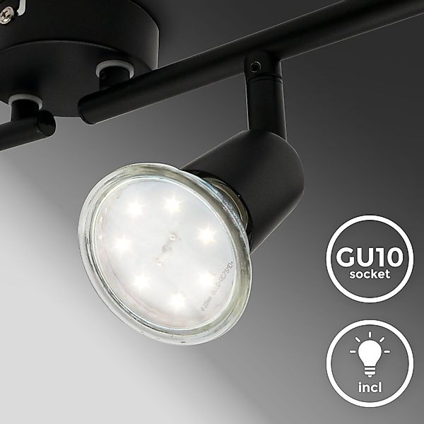 B.K.Licht Deckenleuchte LED Deckenlampe Wohnzimmer Küche günstig online kaufen