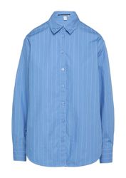 QS Langarmbluse Bluse Oversized-Hemdbluse mit Nadelstreifen günstig online kaufen