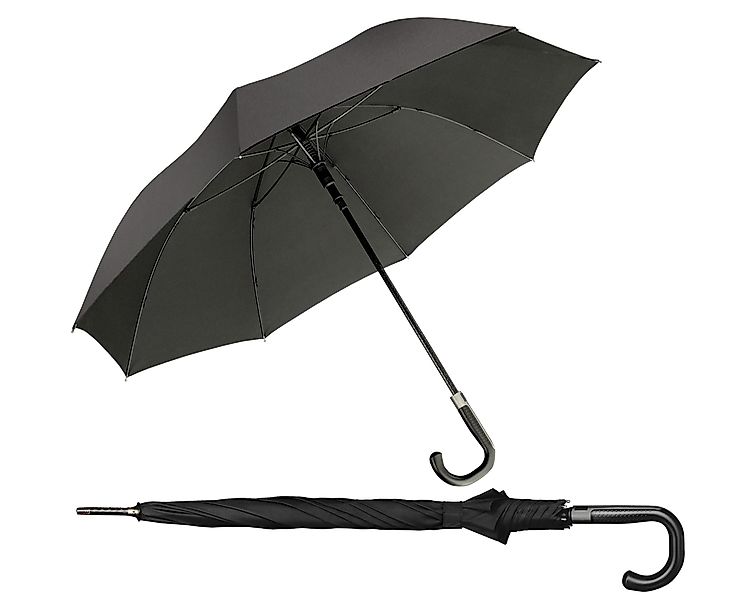 EuroSCHIRM® Stockregenschirm Automatik W330, schwarz, Regenschirm günstig online kaufen
