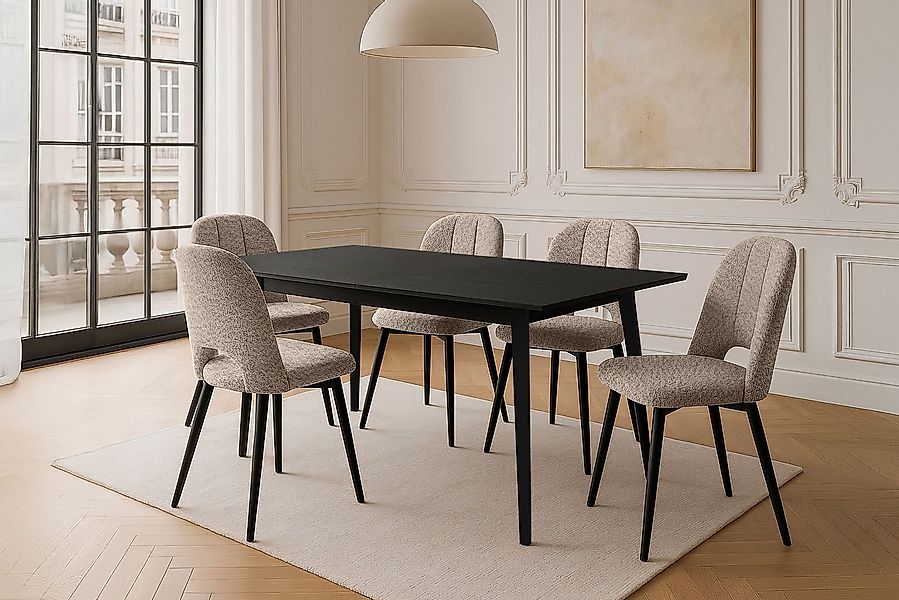 KONSIMO® Esstisch VIDIS Esszimmertisch, Ausziehbar, hergestellt in der EU ( günstig online kaufen